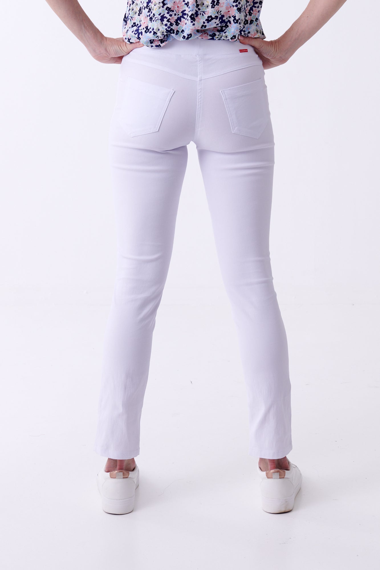 Barrington Mel Jeggings White Bengaline