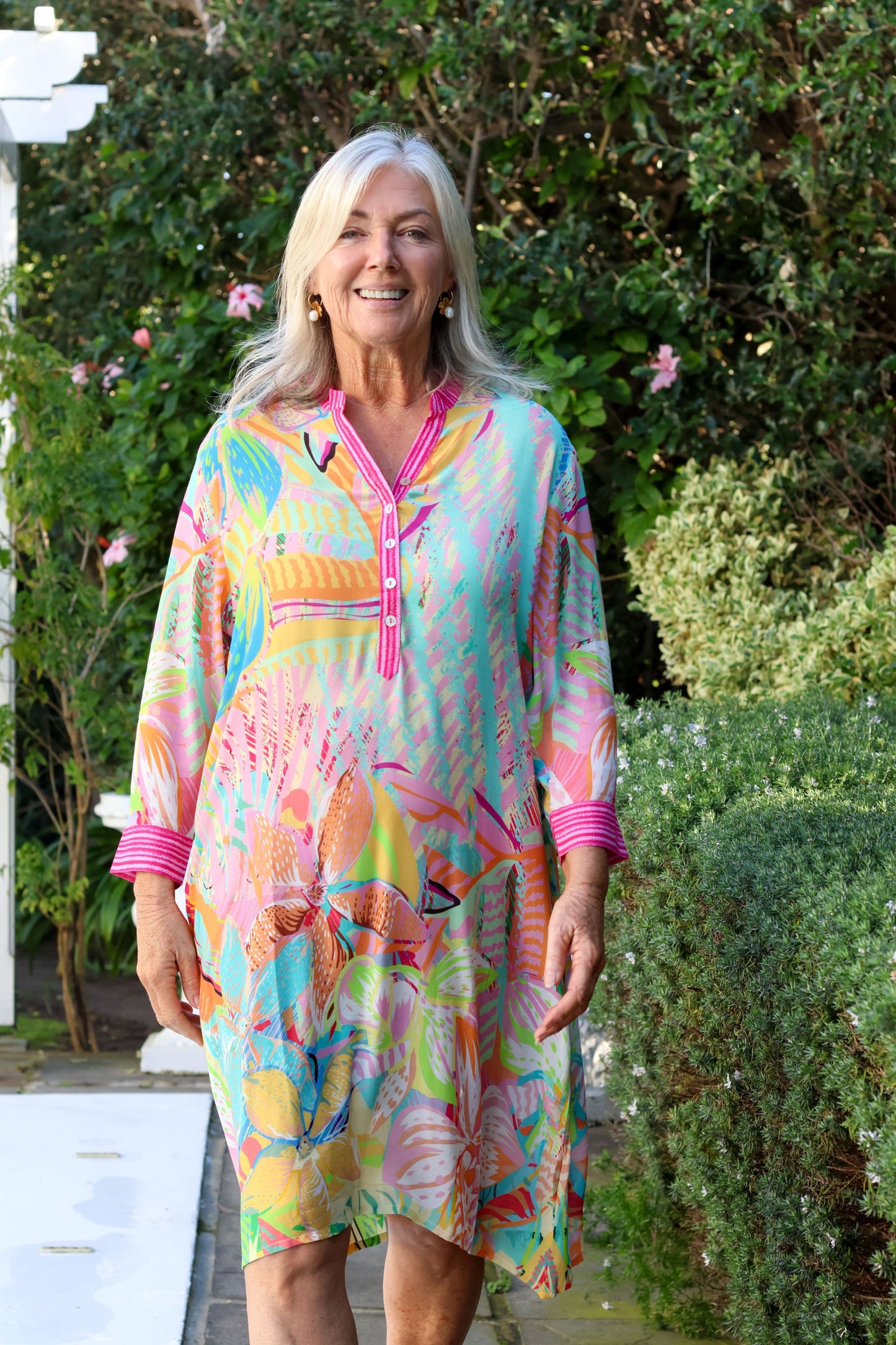 Tunic Dress Summer Floral