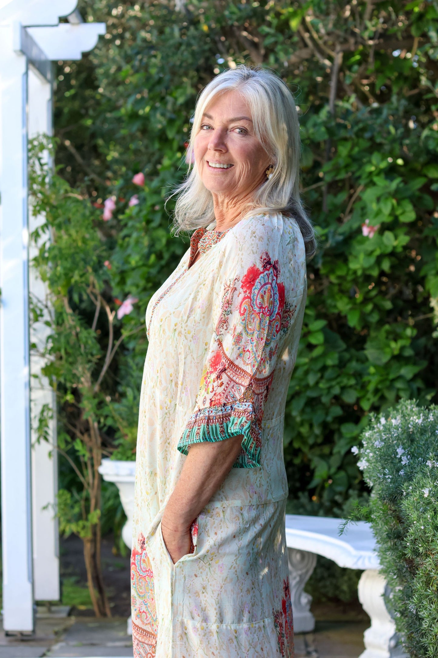 Ava Dress Tropical Daisy