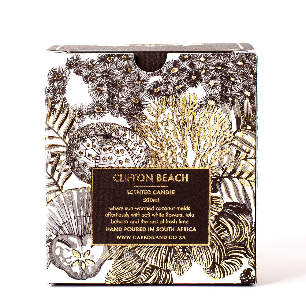 Cape Island Large Candle Clifton Beach