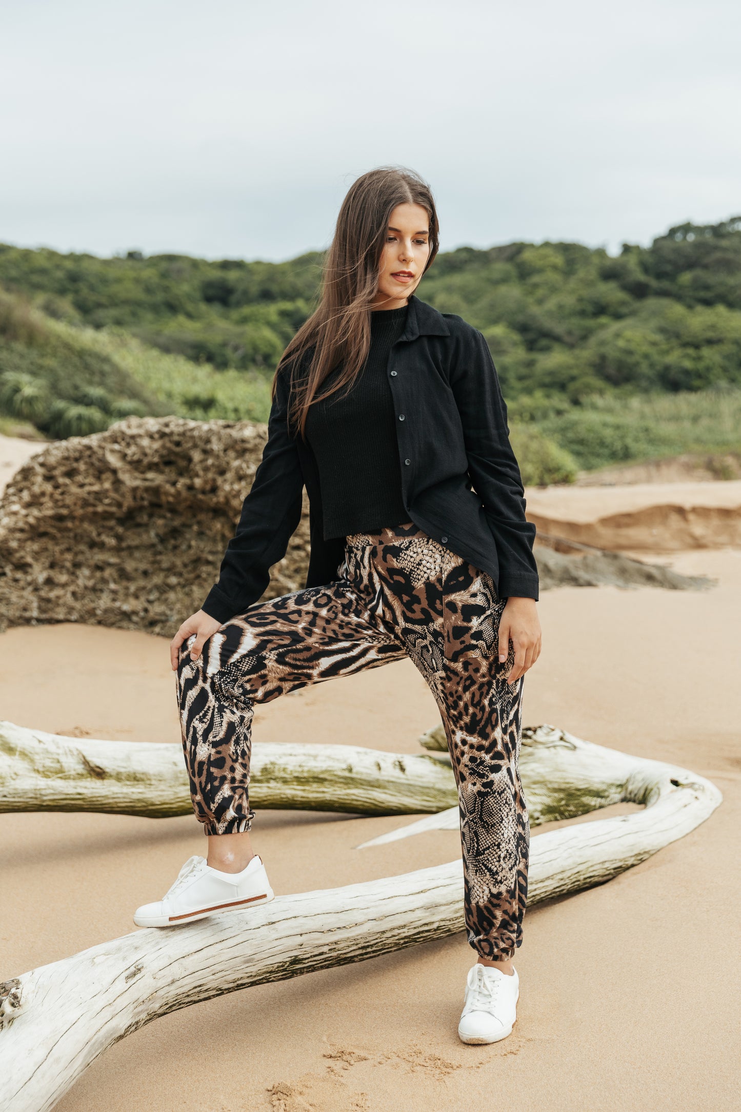 Jogger Pants Animal Print