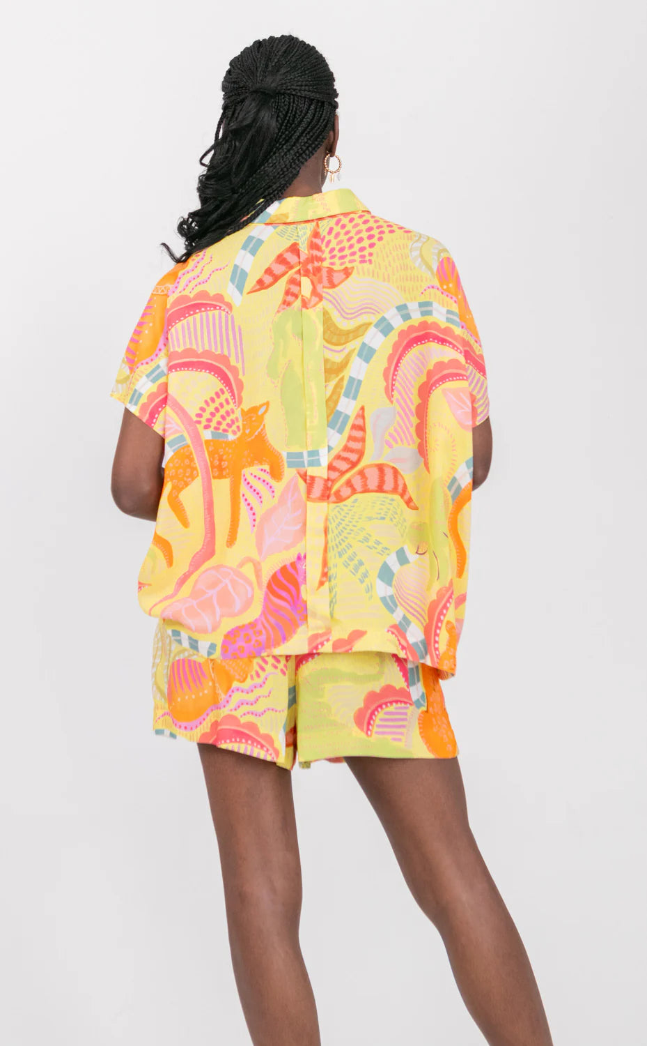 Mariam Blouse Lemoncello Tiger