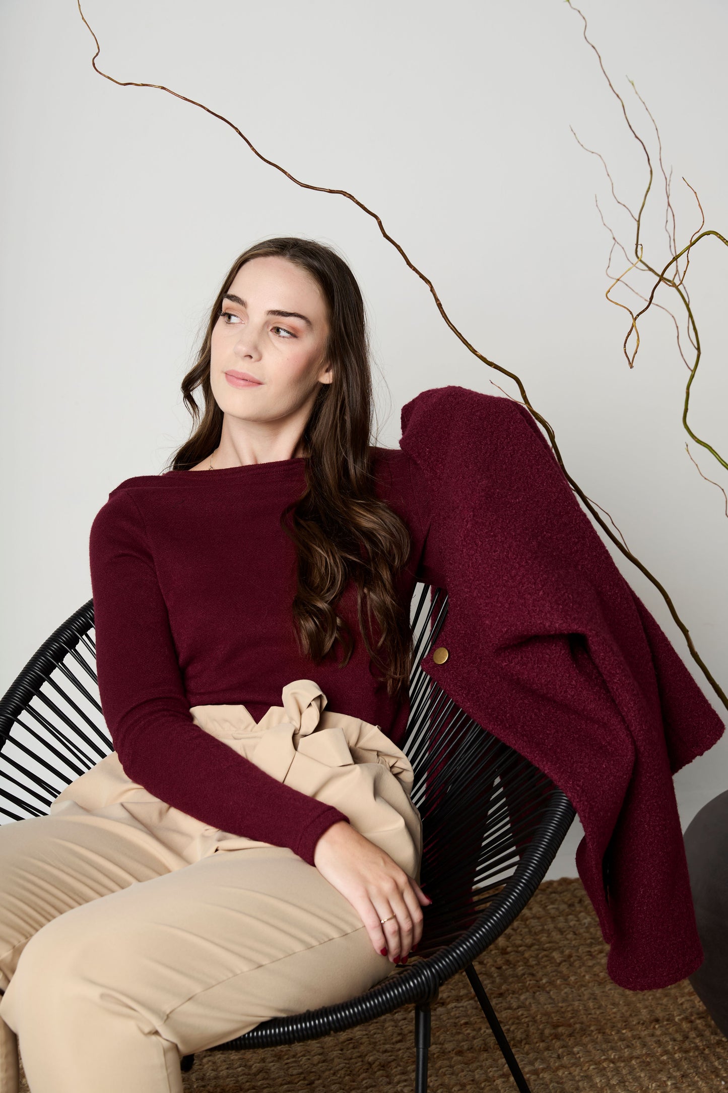 Malorca Top Burgundy