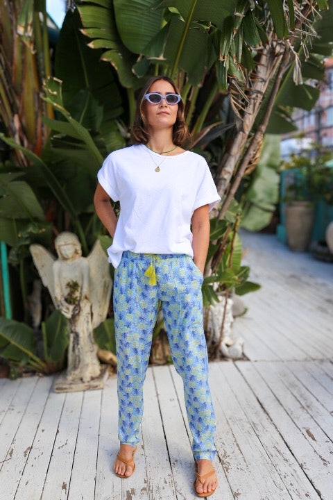 Nomadic Pants Blue Pineapple