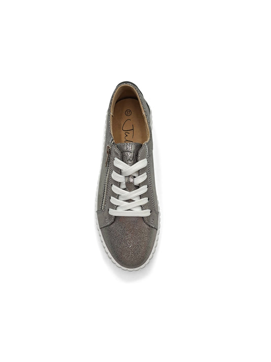 Valentina Sneaker Pewter Shimmer