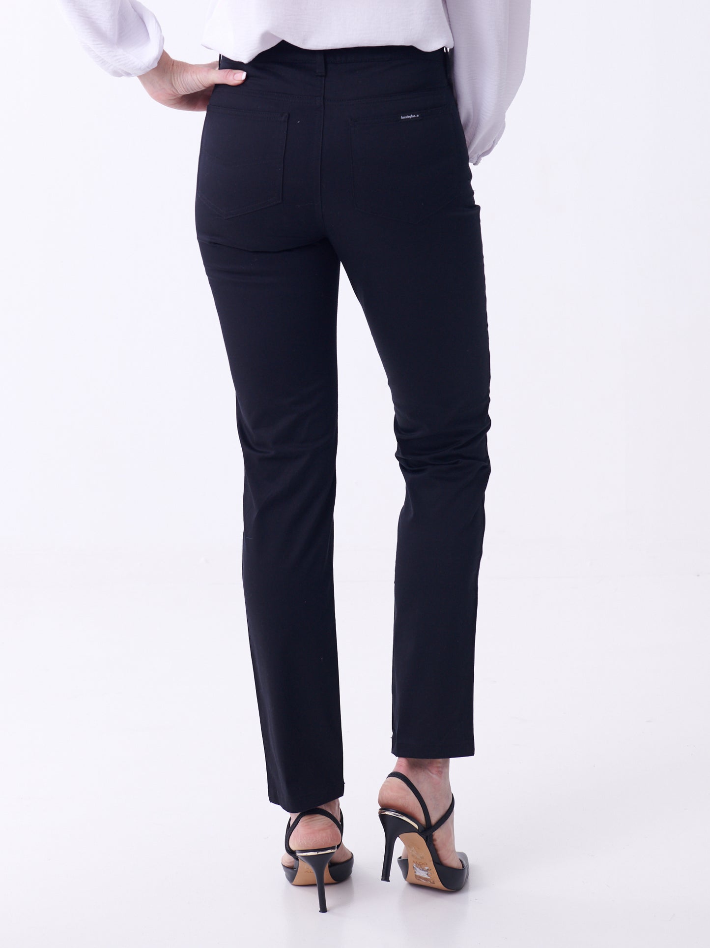 Barrington Elin Regular Fit Jeans Black Stretch Twill