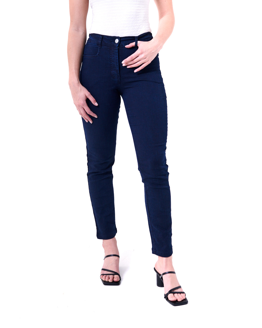 Barrington Annika Side Elastic Jeans Indigo Denim