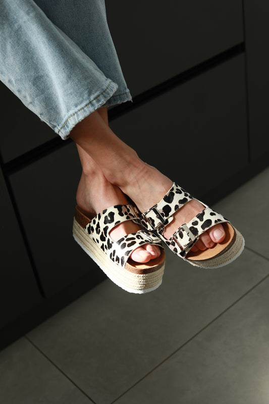 Chicago Sandal Muted Leopard