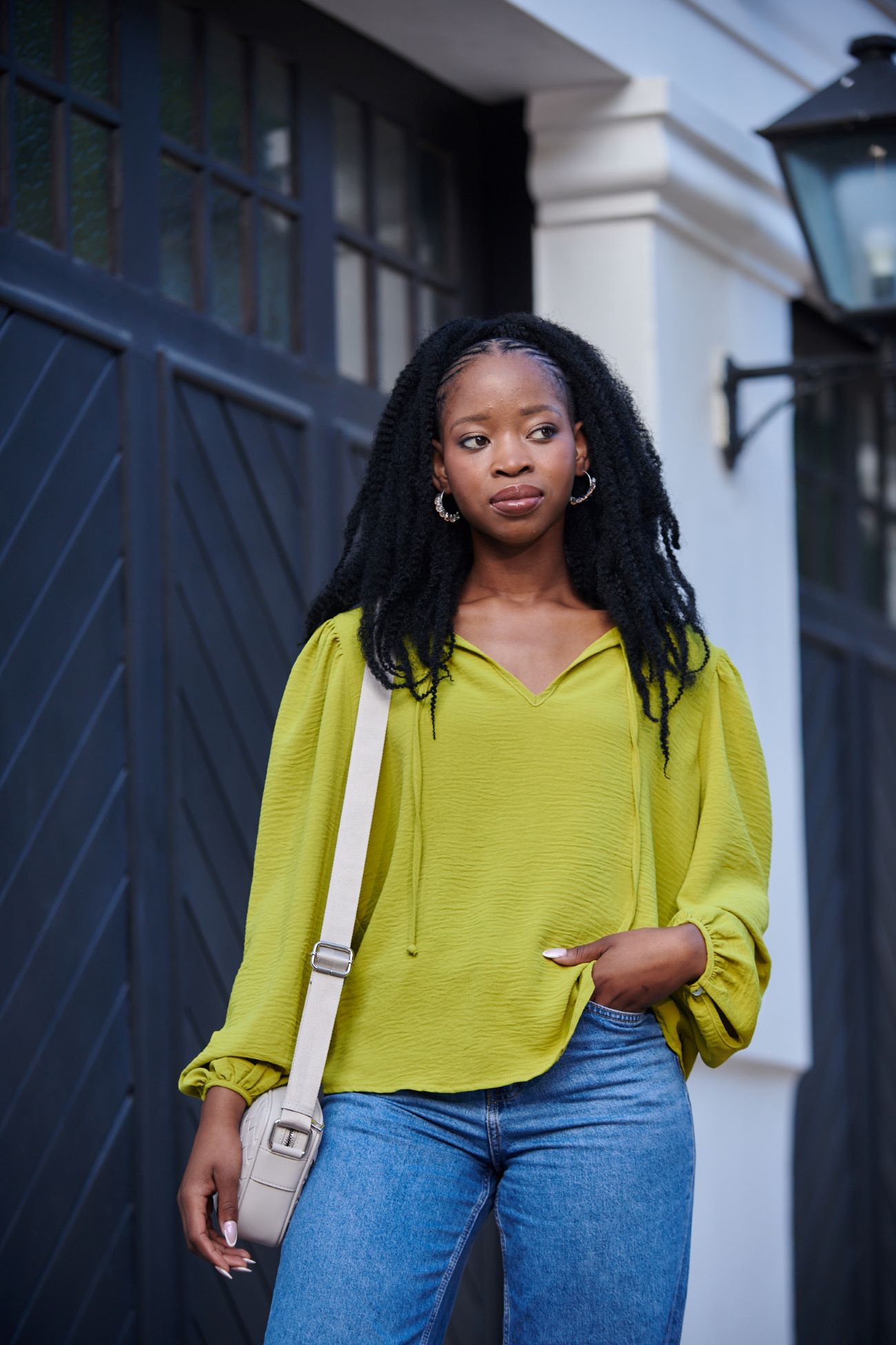 Juniper Blouse Chartreuse