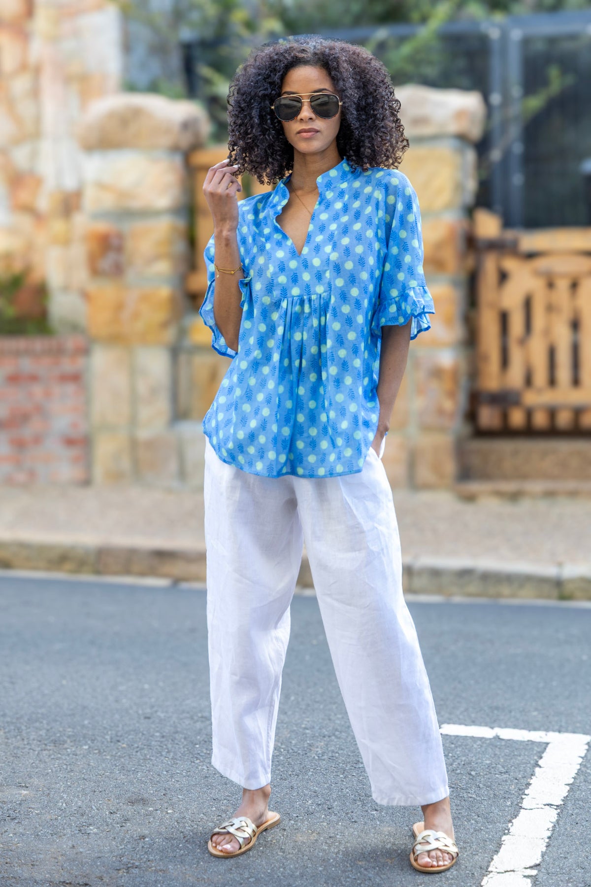 Celine  Top Blue