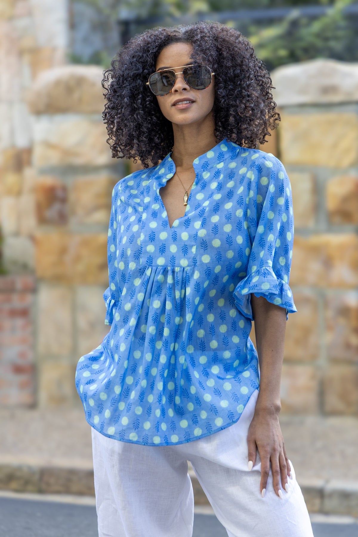 Celine  Top Blue