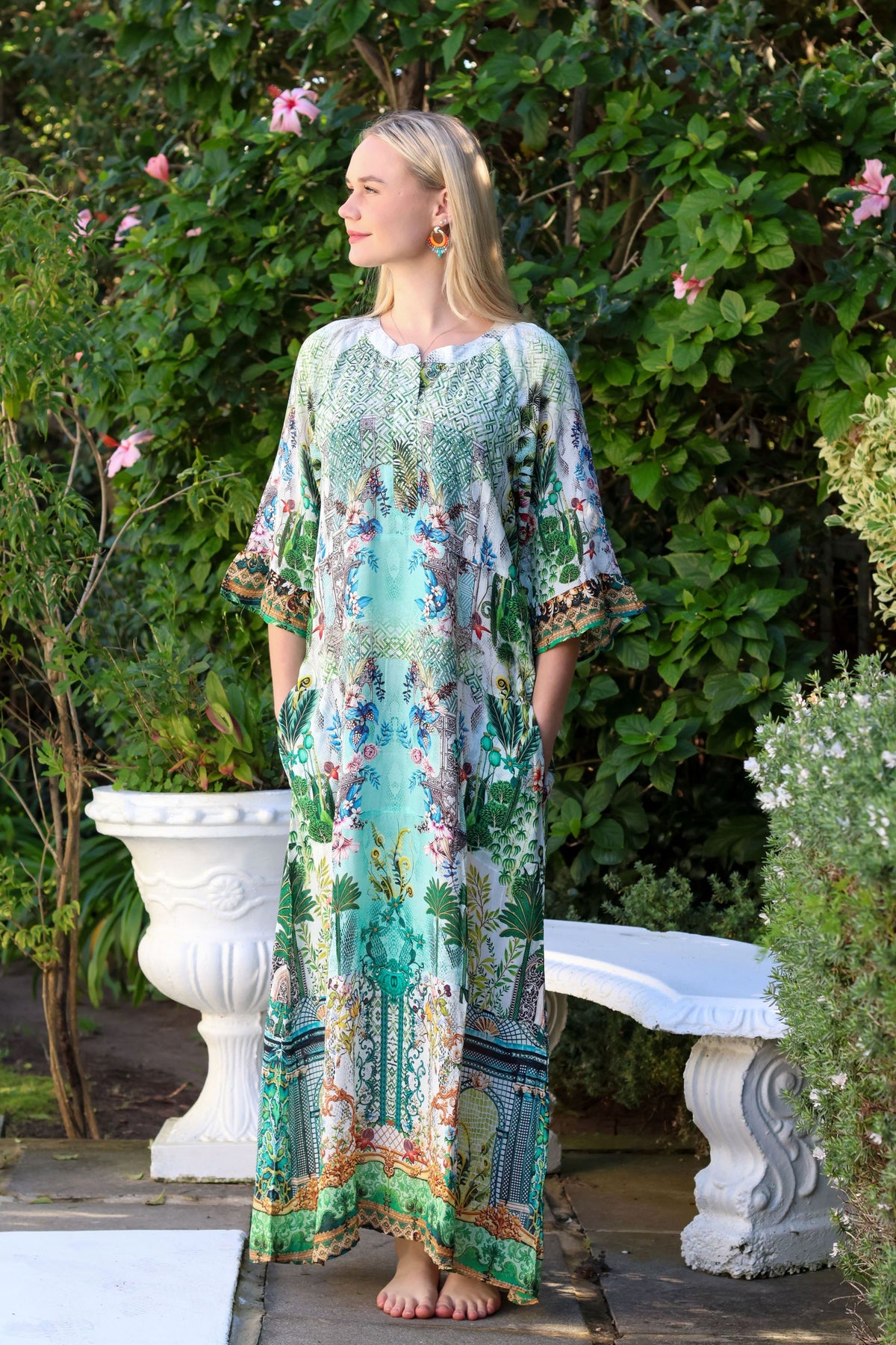 Ava Dress Paradise Green