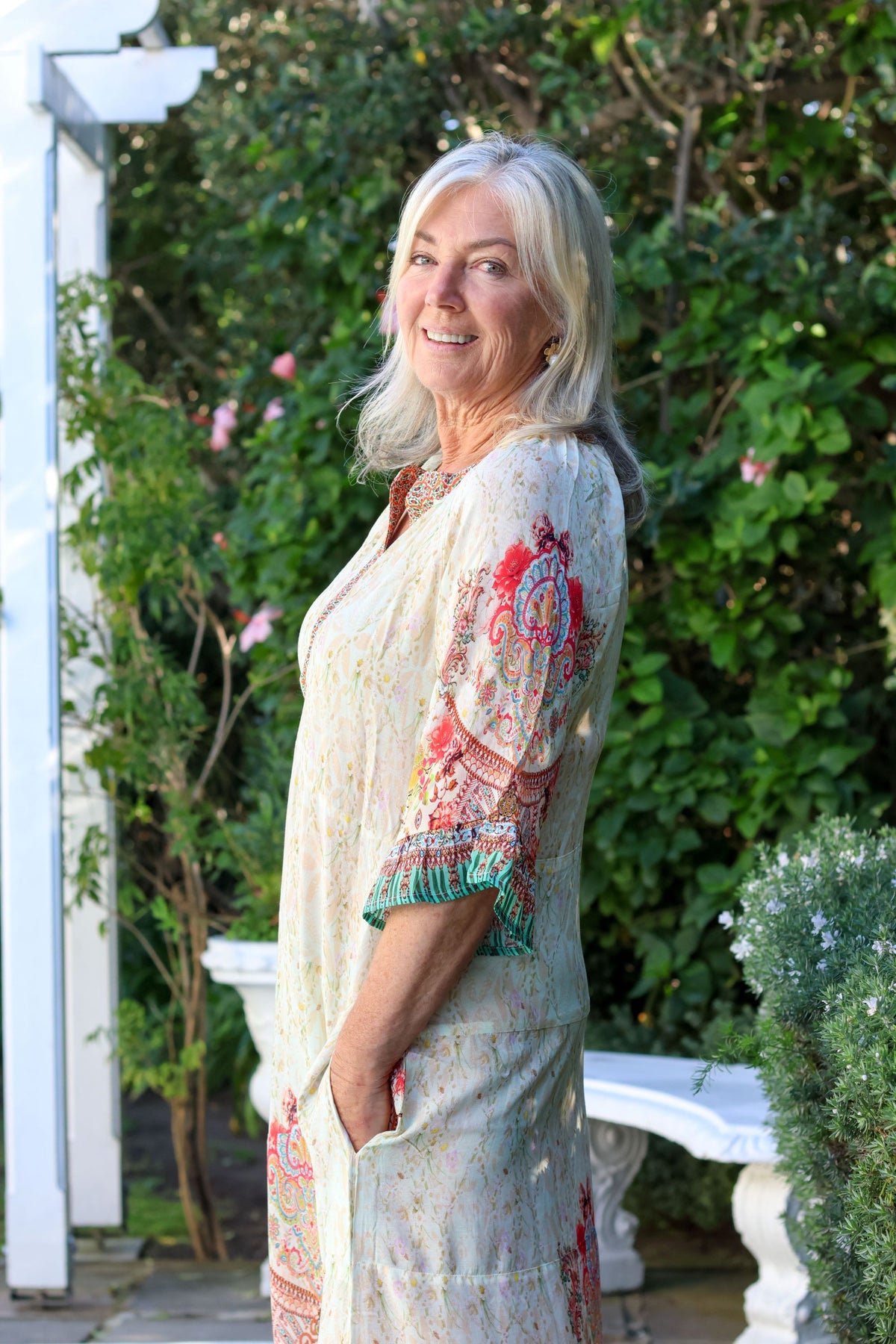 Ava Dress Tropical Daisy