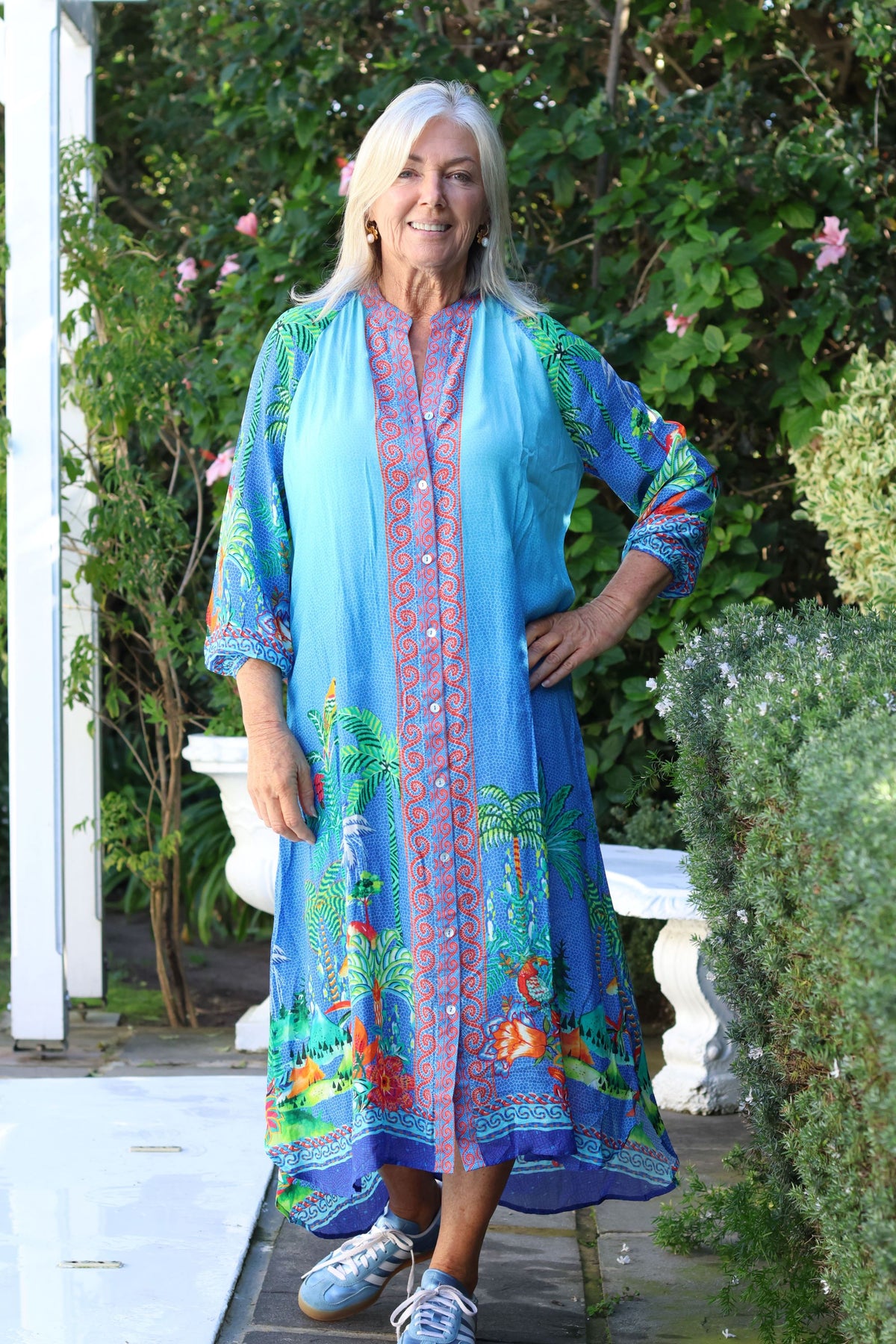 Arlene Dress Turquoise
