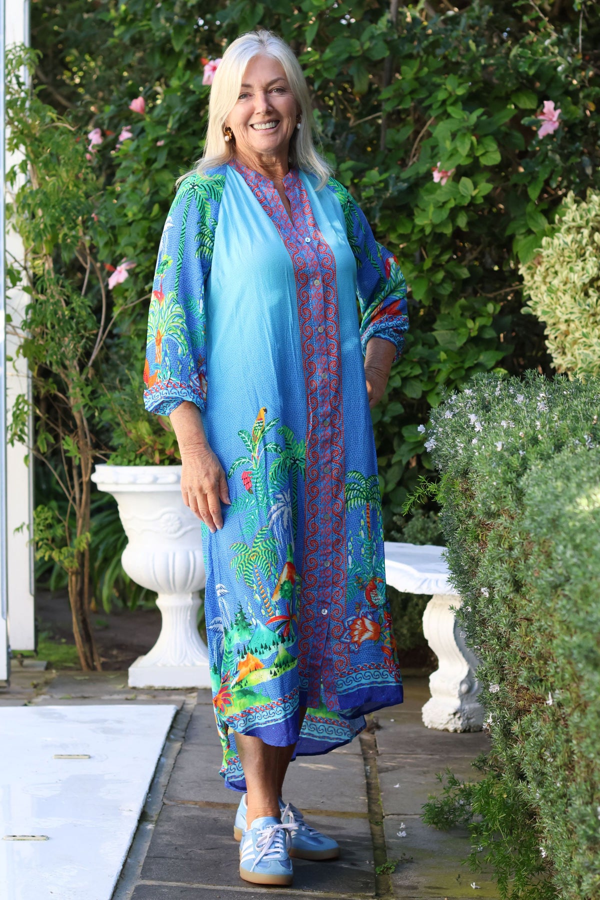 Arlene Dress Turquoise