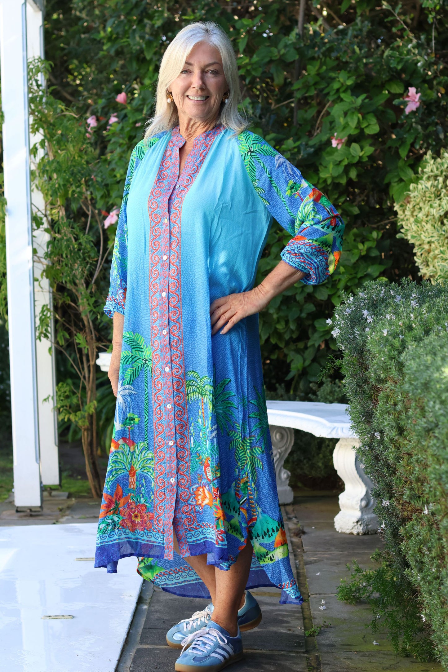 Arlene Dress Turquoise