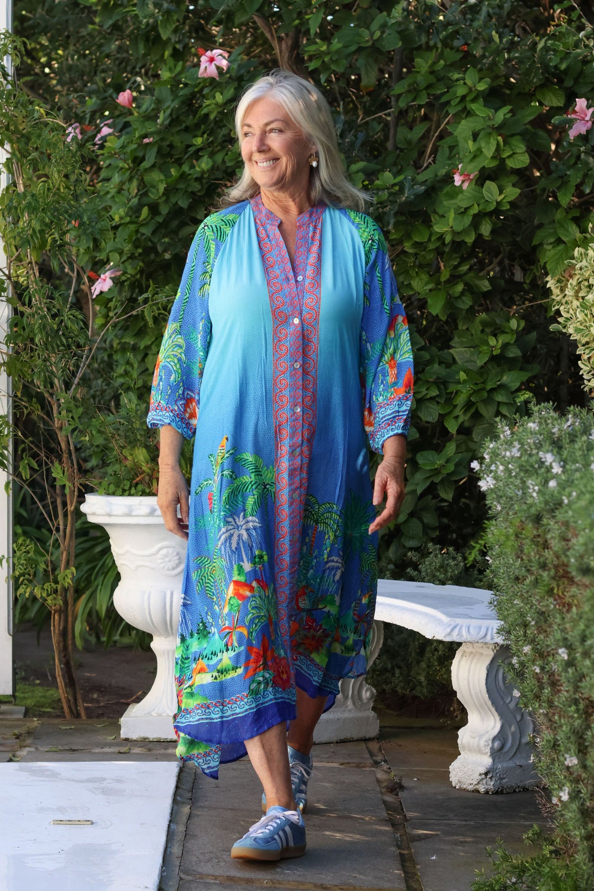 Arlene Dress Turquoise