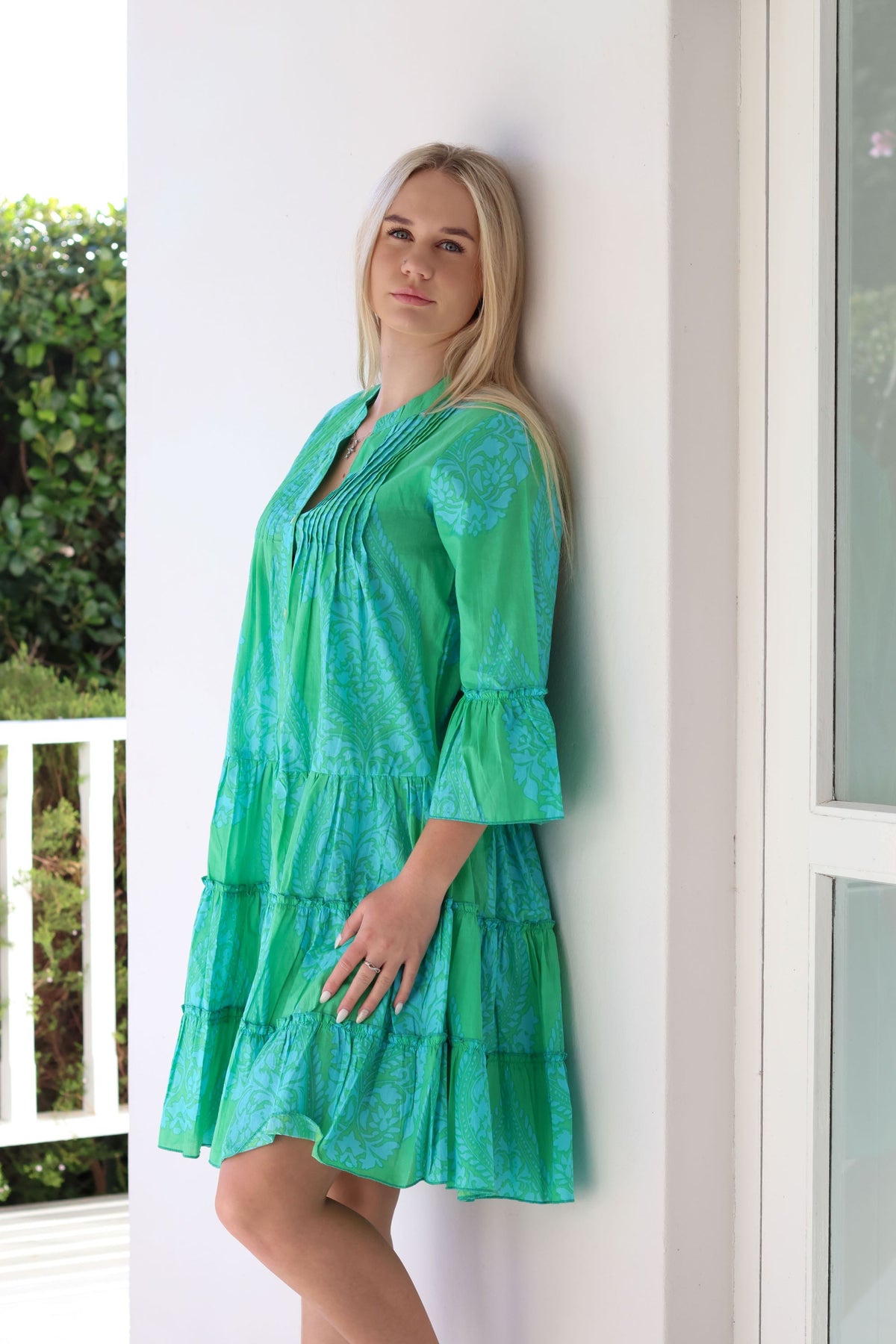 Boho Dress Green / Turquoise