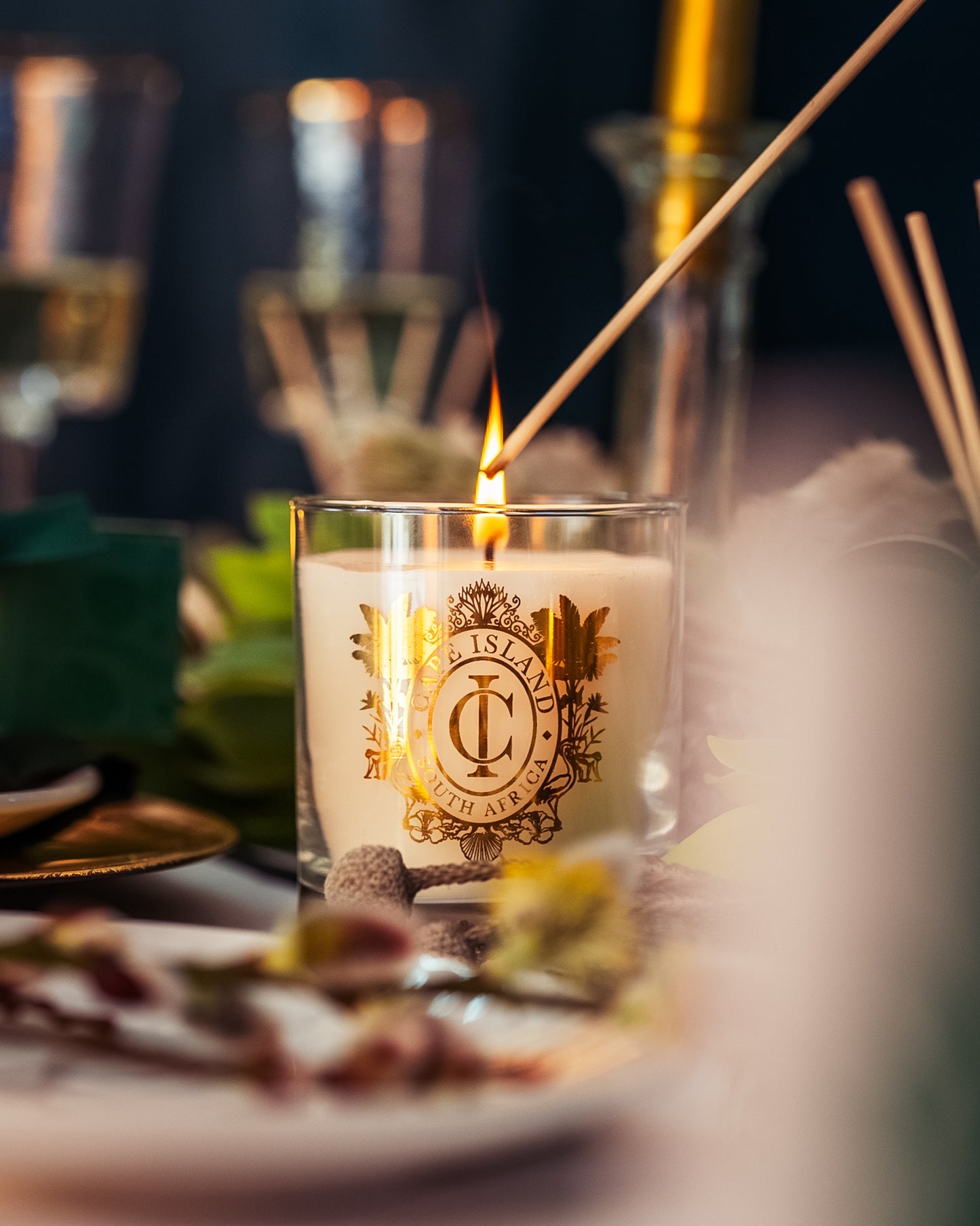 Cape Island Celebration Candle Classic Green