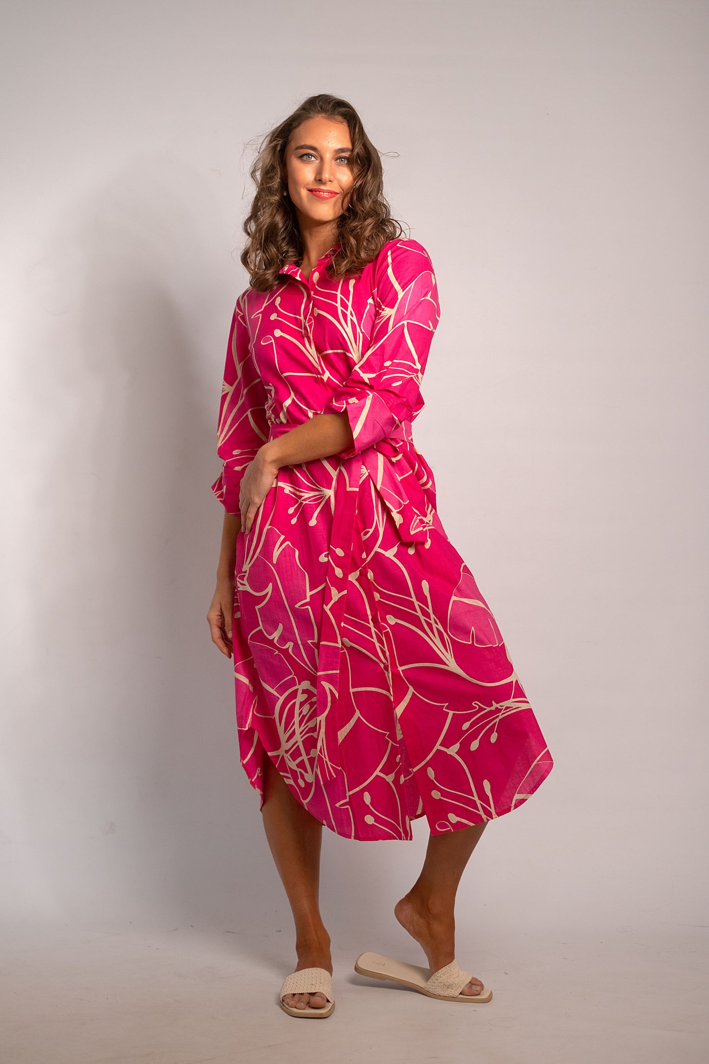 Laura Dress Cerise