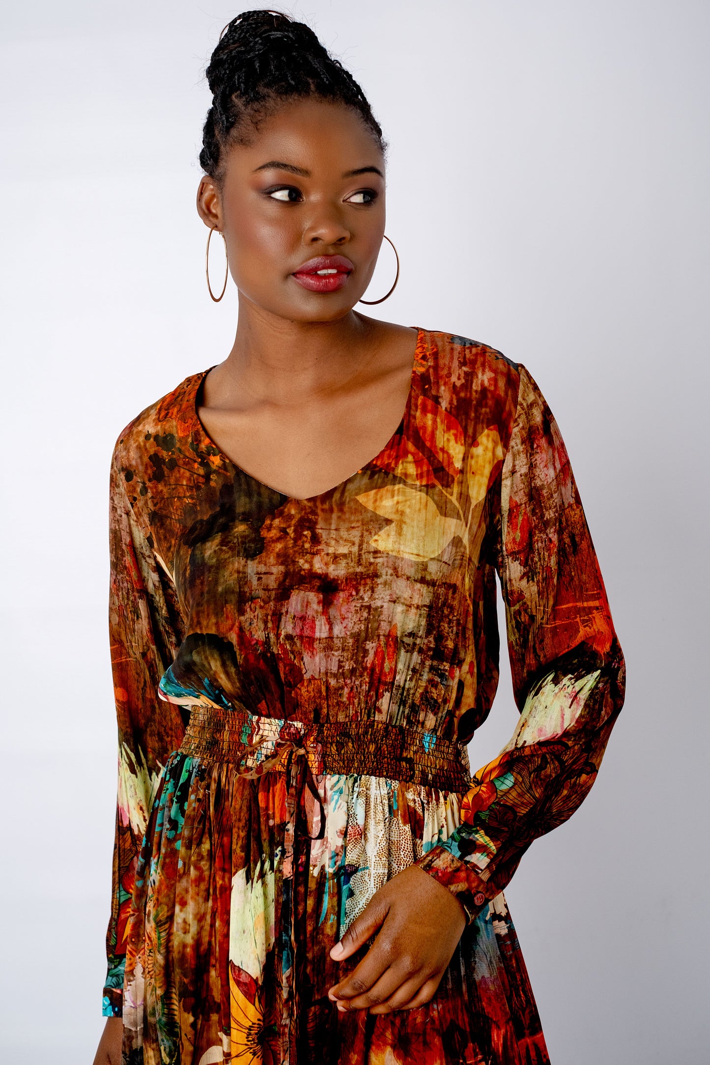 Saffron Dress Nutmeg Garden