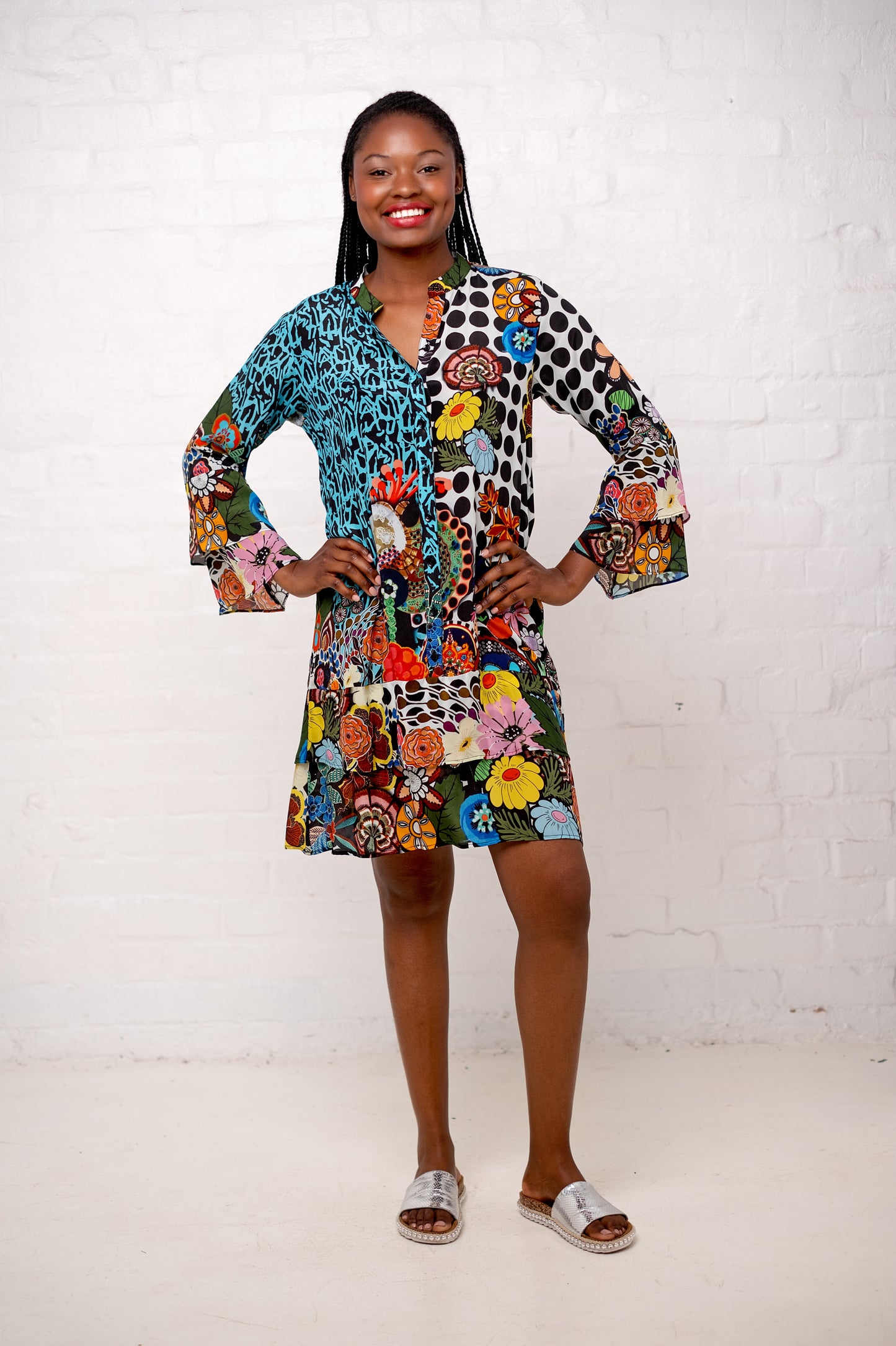 Symphony Dress Burst of Colour Explosion