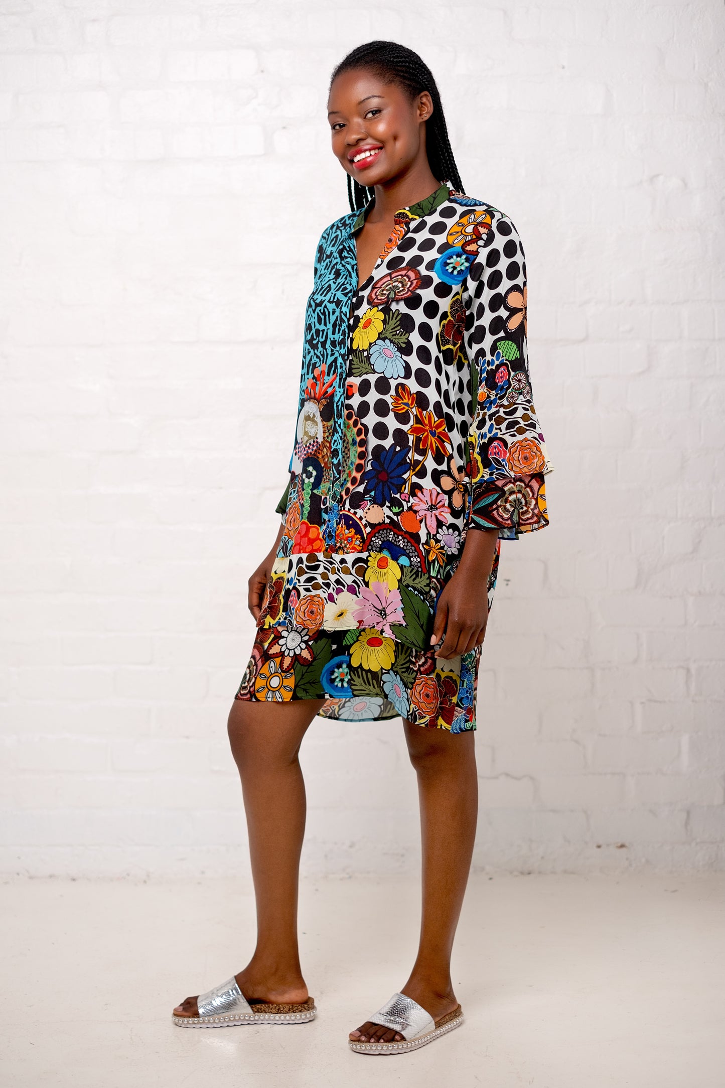 Symphony Dress Burst of Colour Explosion