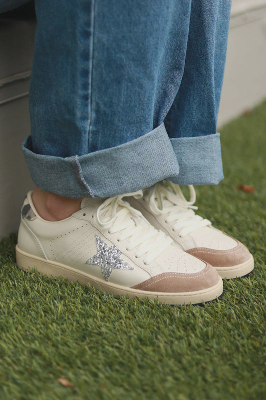 Donna Sneaker White & Beige