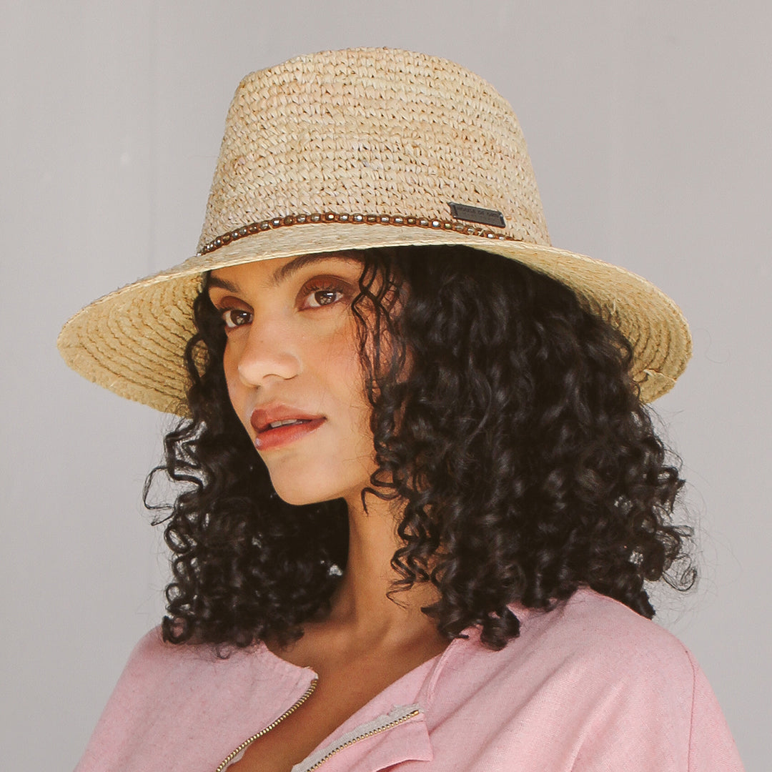Malibu Raffia Sun Hat Natural