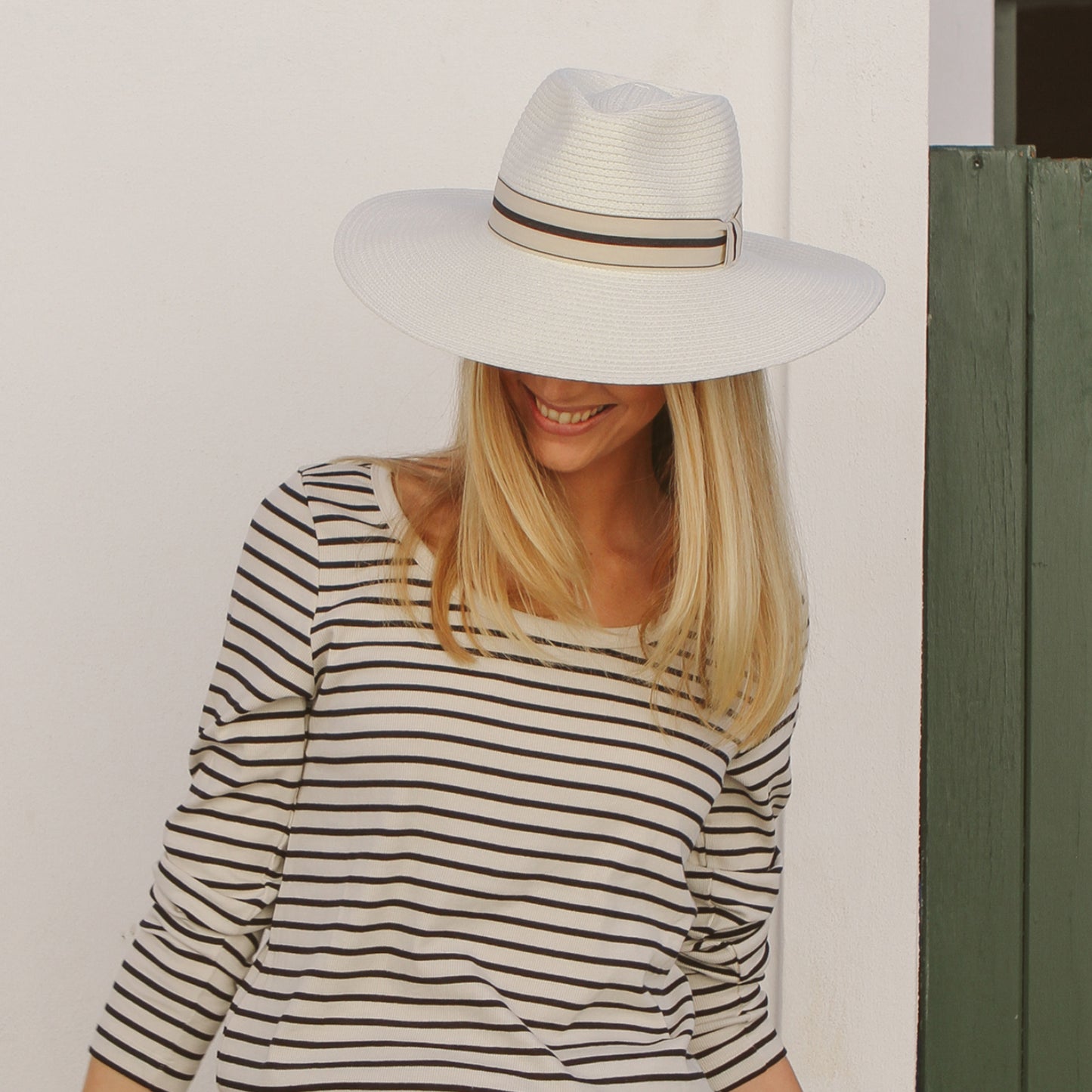 Carla Fedora Sun Hat Ivory