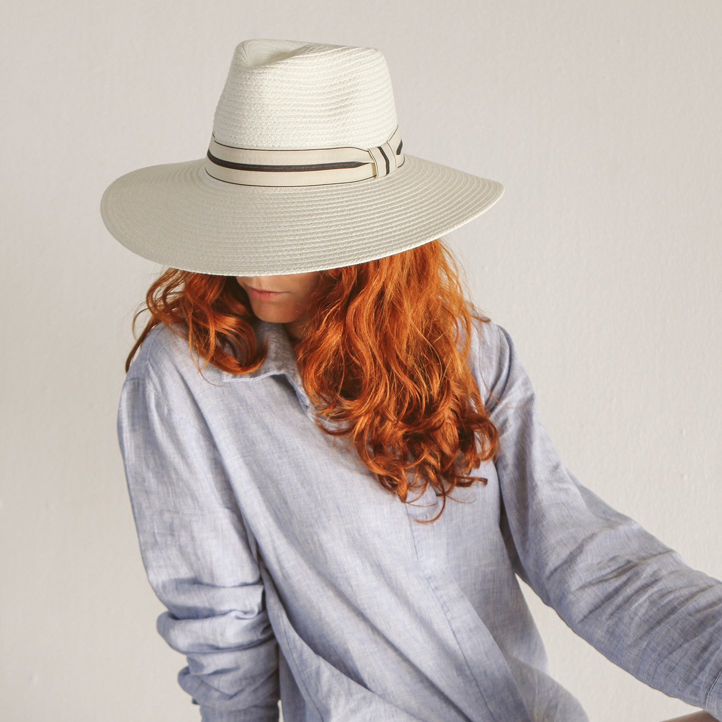 Carla Fedora Sun Hat Ivory