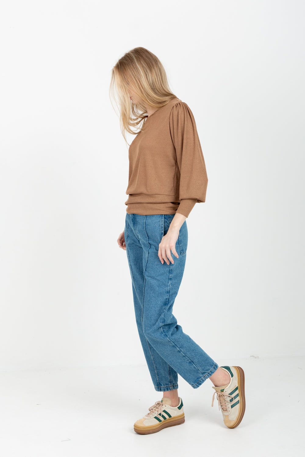 Zoe Top Camel