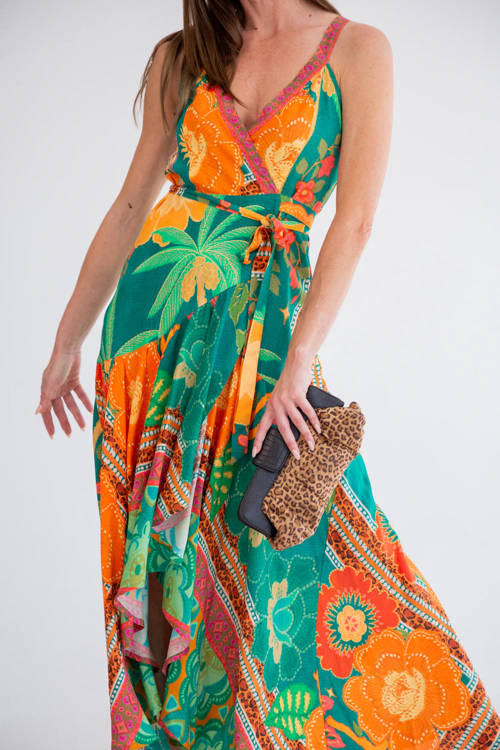 Kea Wrap Dress Paradise Bliss