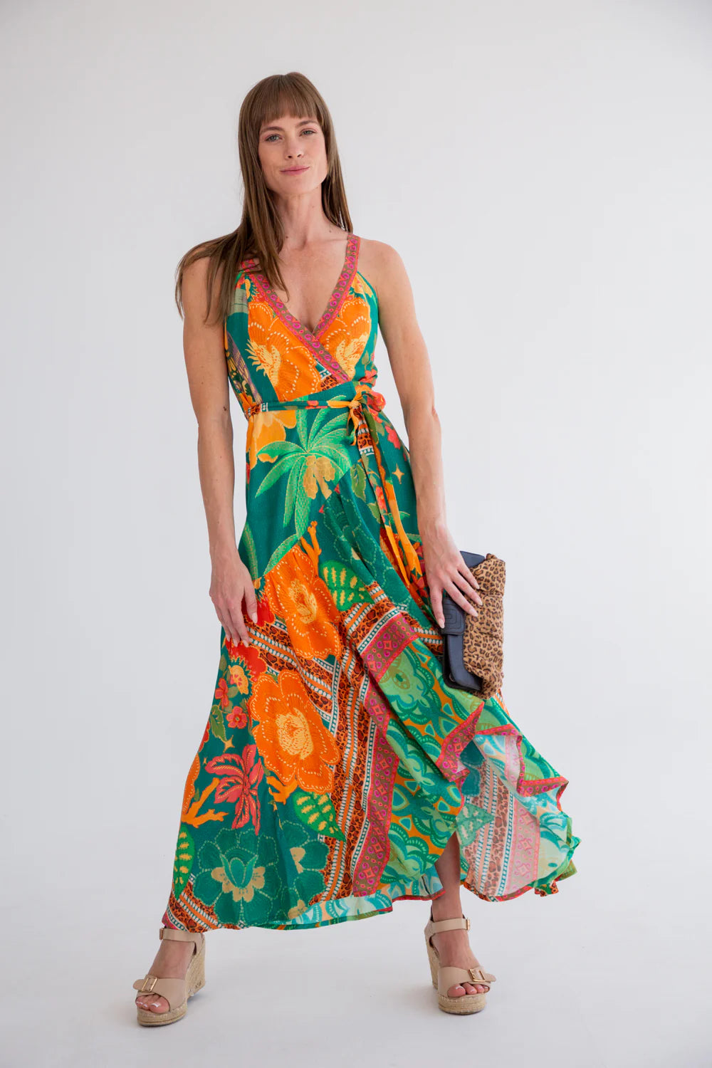 Kea Wrap Dress Paradise Bliss