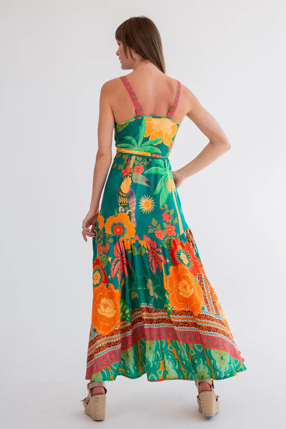 Kea Wrap Dress Paradise Bliss