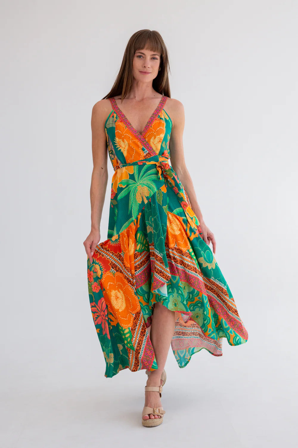 Kea Wrap Dress Paradise Bliss