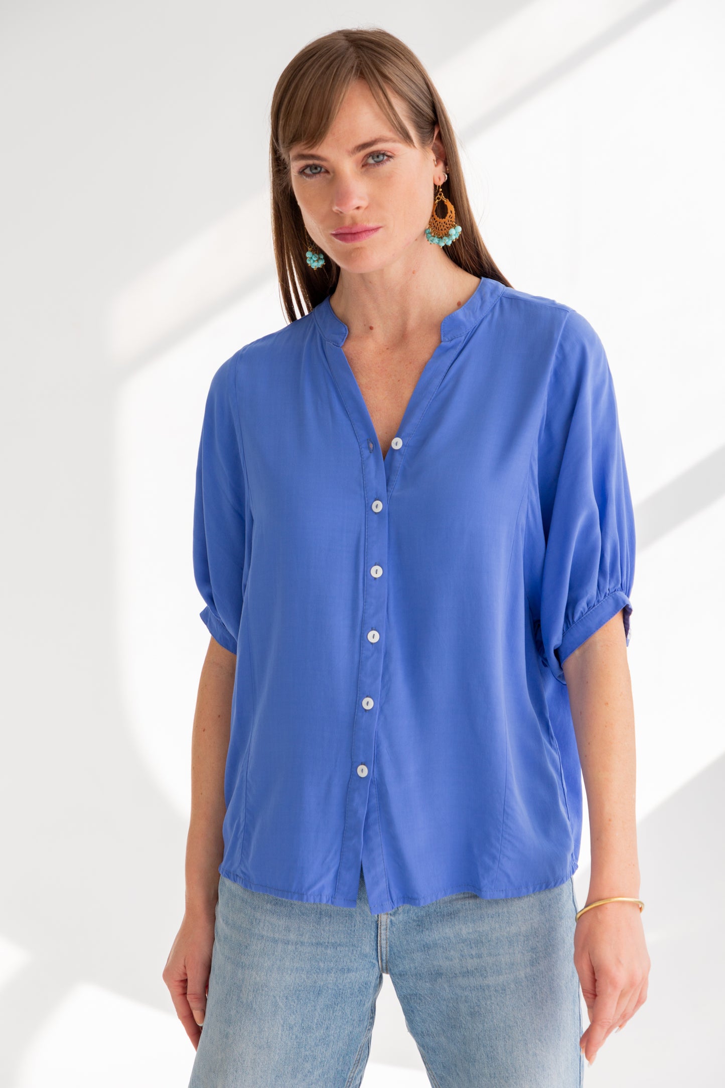 Gabi Blouse Blue