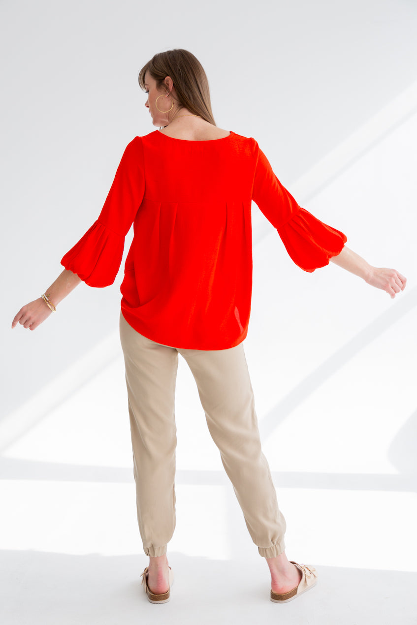 Diane Blouse Red