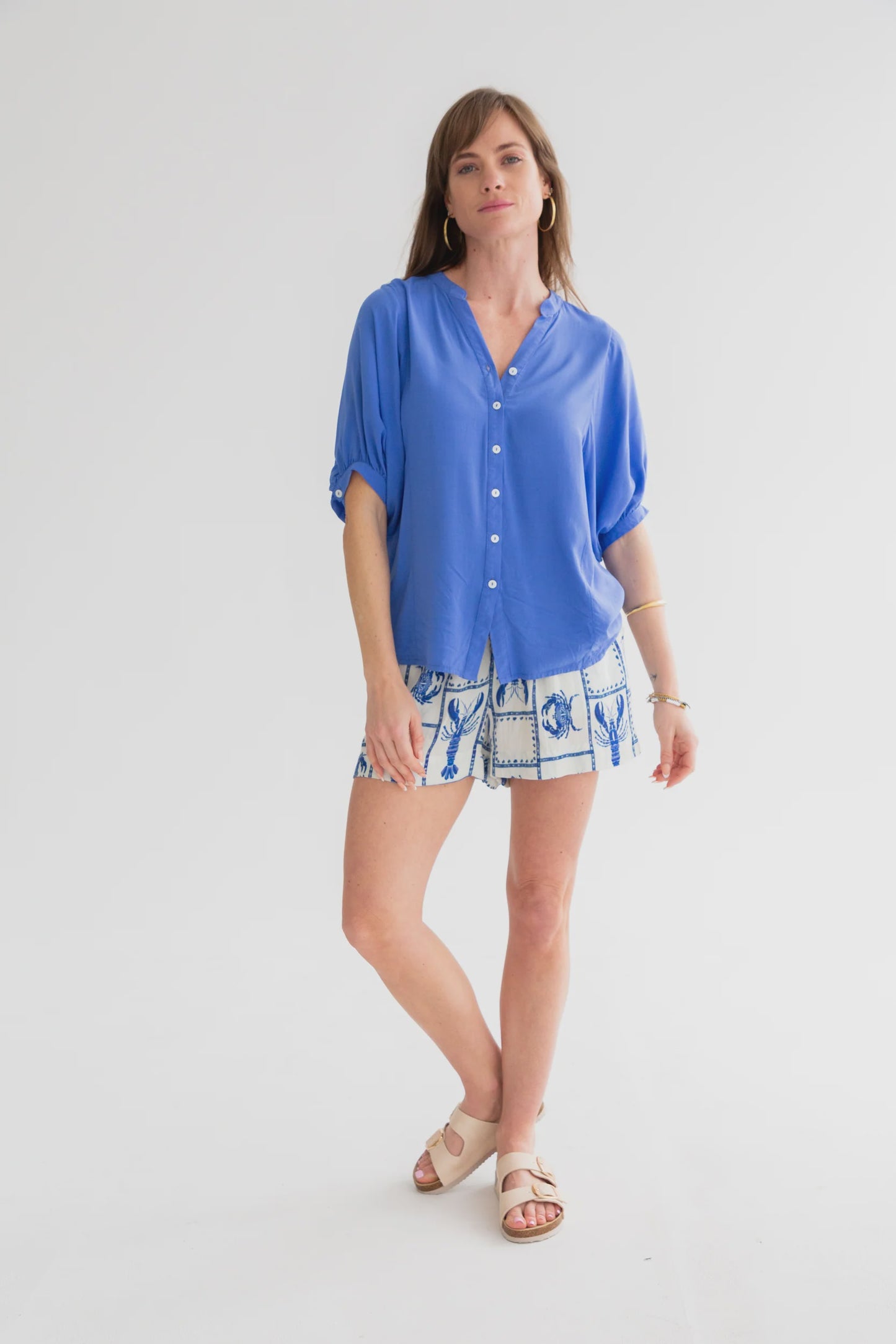 Gabi Blouse Blue