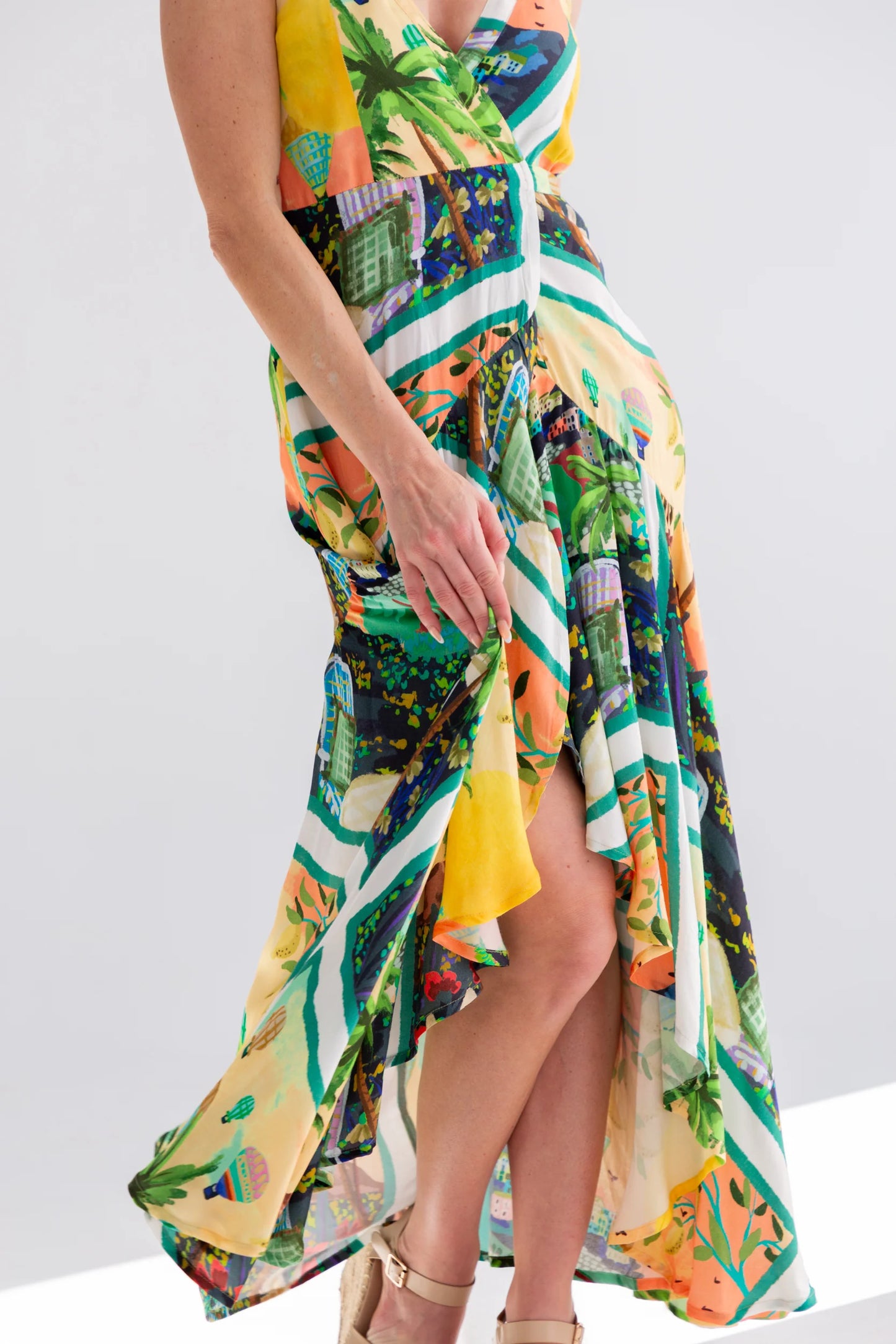 Kea Wrap Dress Hot Air Balloon