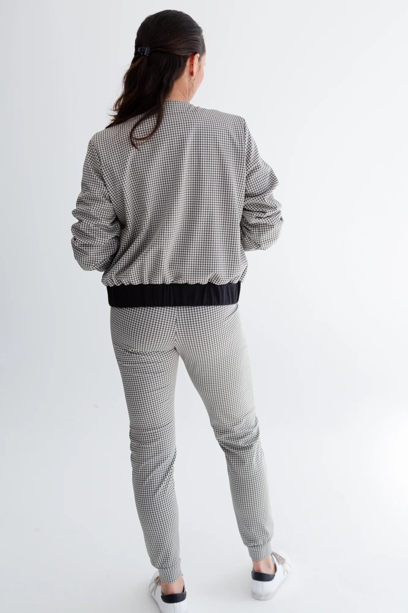 Track Pants Houndstooth