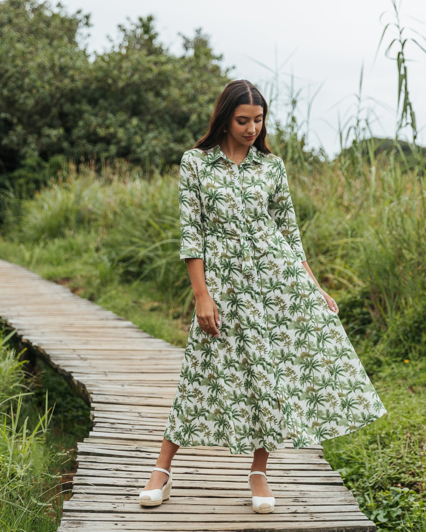 Safira Dress Lapalma Greens
