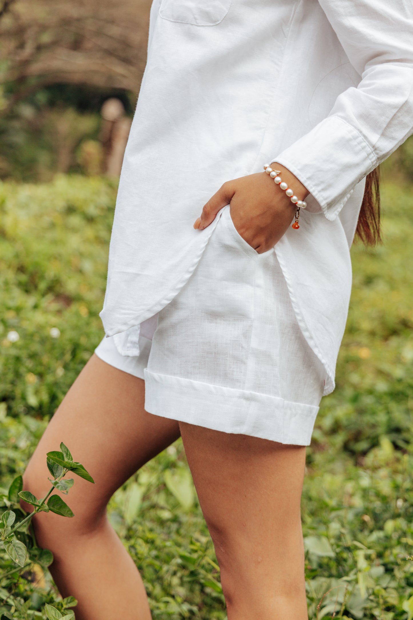 Suzie Shorts White