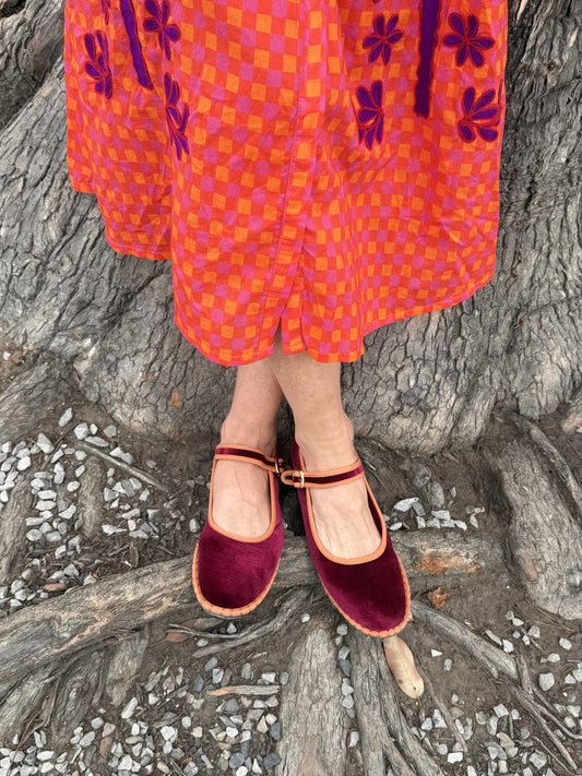 Tanya Mary Jane Maroon