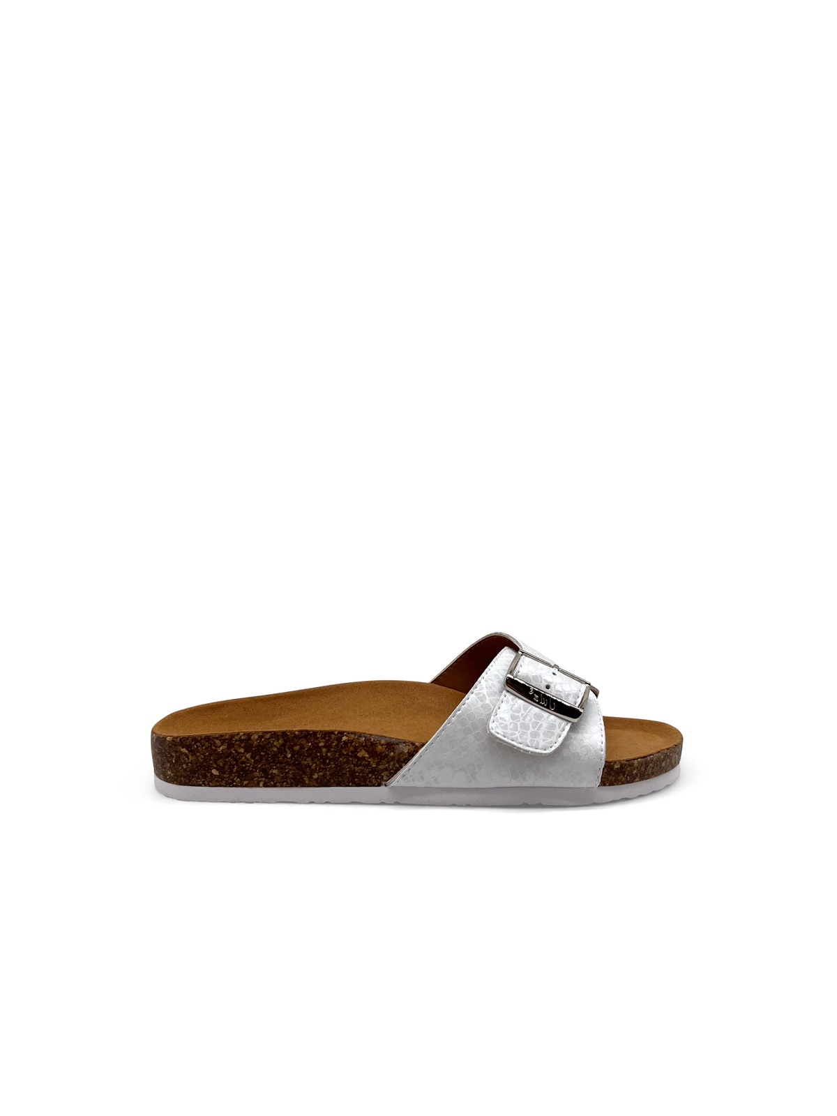 Amber White Snake Sandal