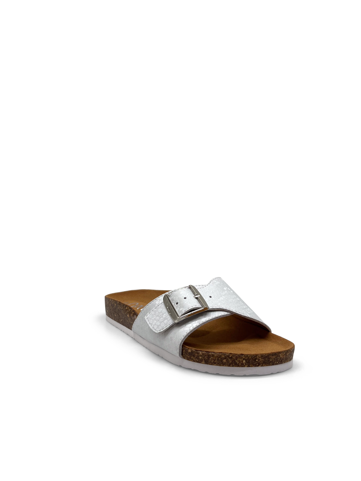 Amber White Snake Sandal