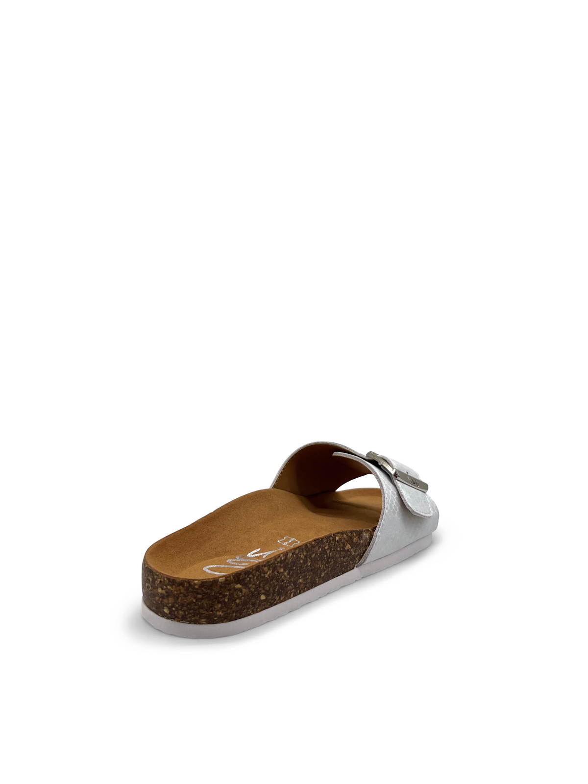 Amber White Snake Sandal