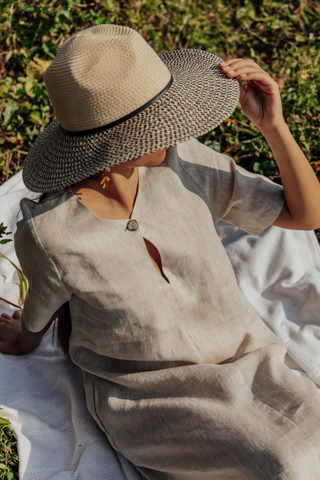 Summer Jade Dress Natural