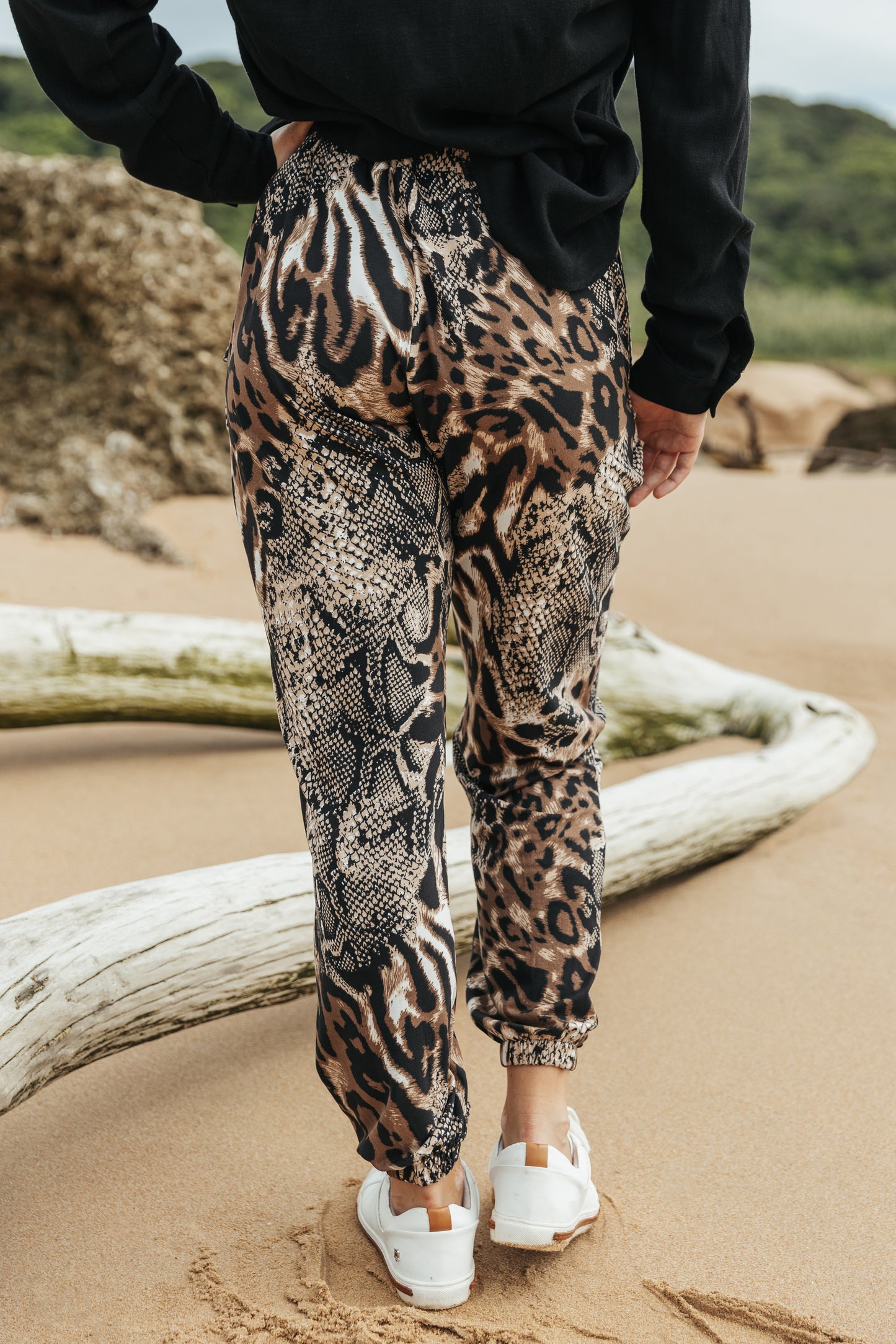 Jogger Pants Animal Print