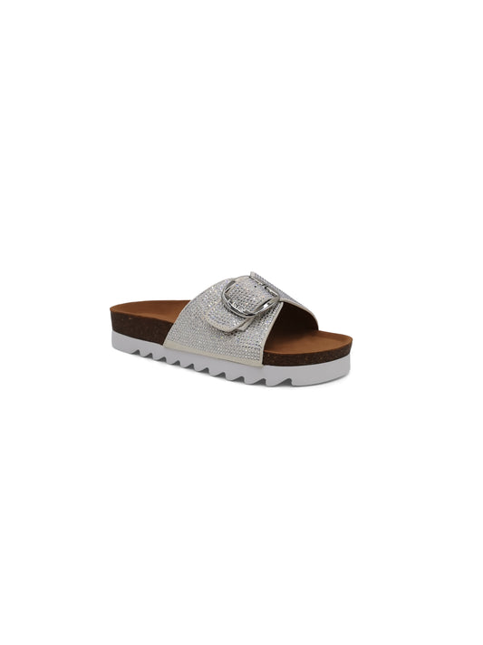 Mason Sandal White Diamante